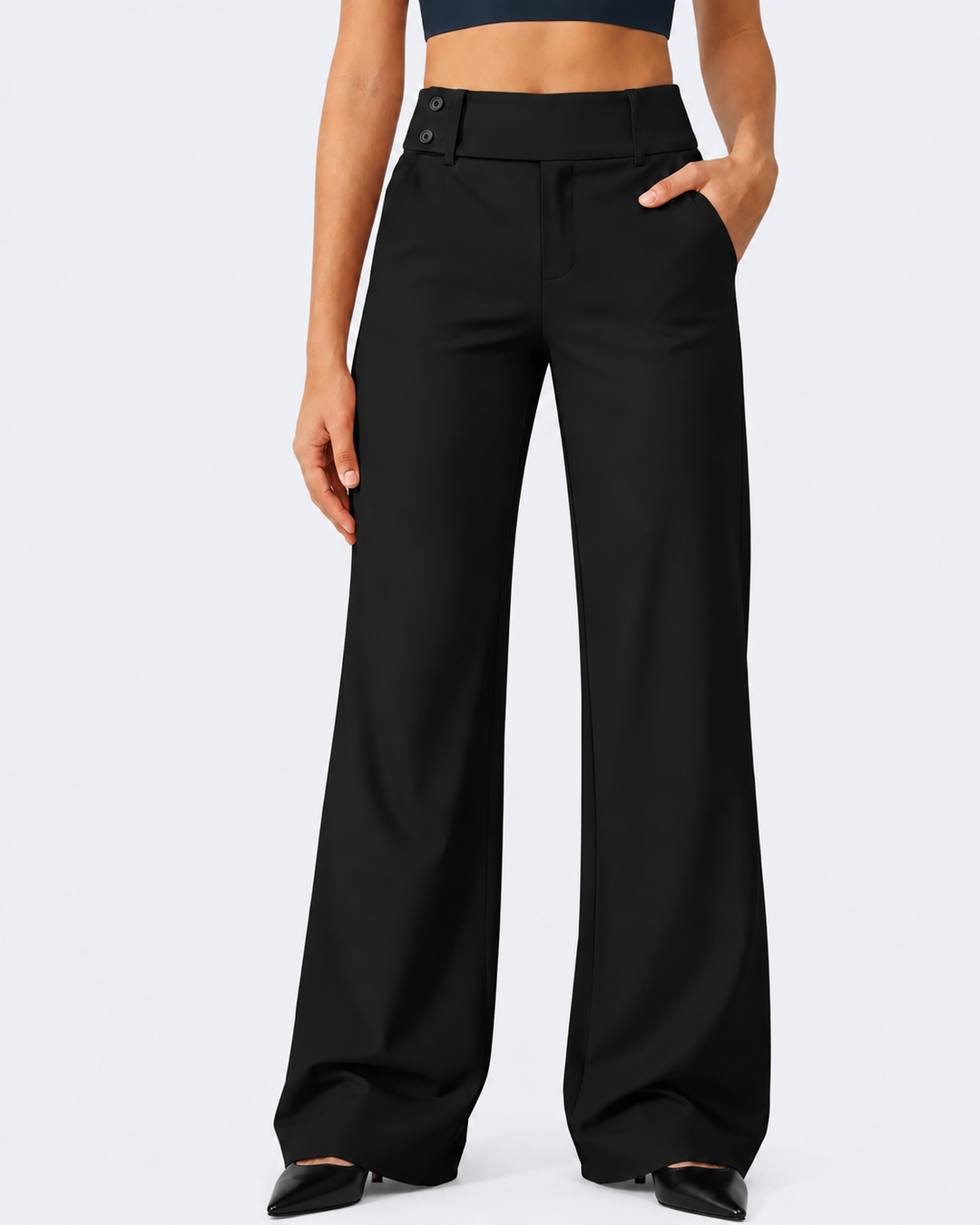 Everyday Stretch Trousers | High Waist & All-Day Comfort