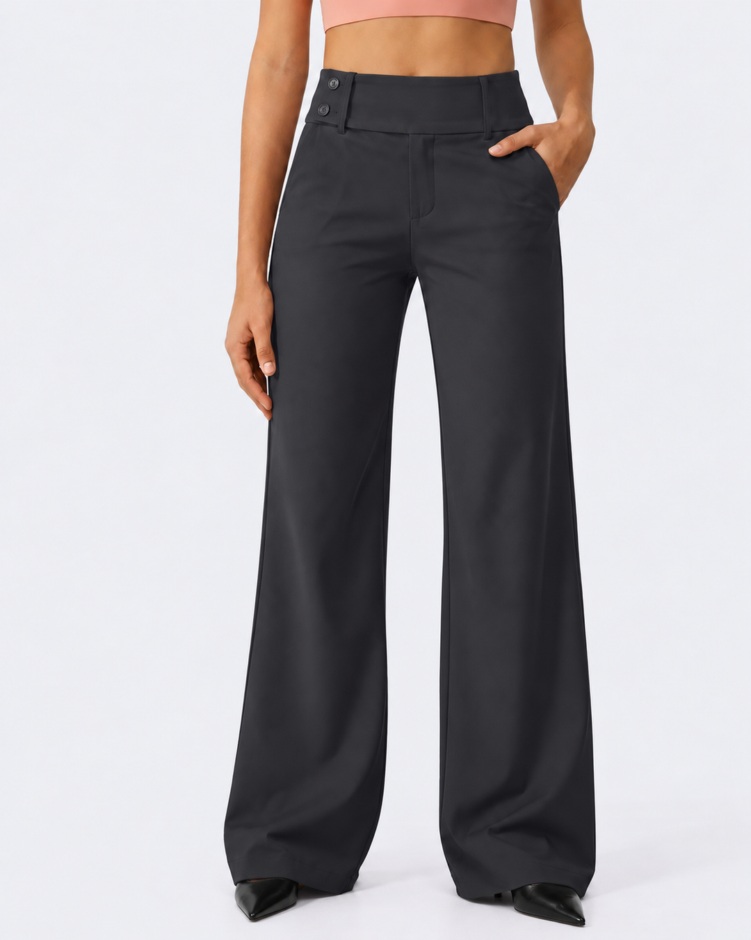 Everyday Stretch Trousers | High Waist & All-Day Comfort