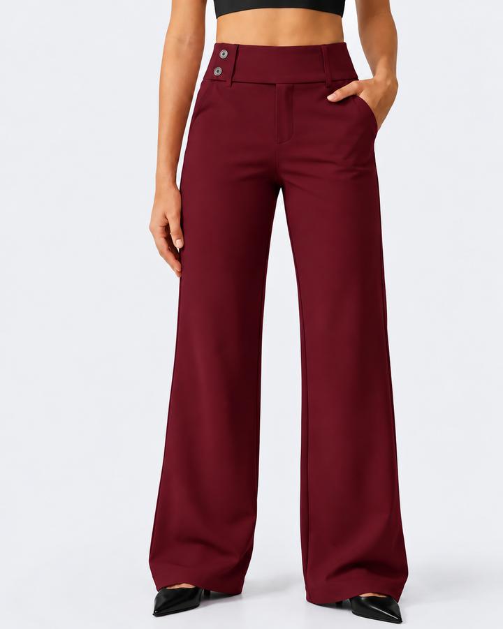 Everyday Stretch Trousers | High Waist & All-Day Comfort