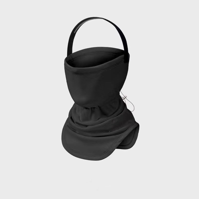 Ski mask for nose and mouth – warm, windproof, with drawstring