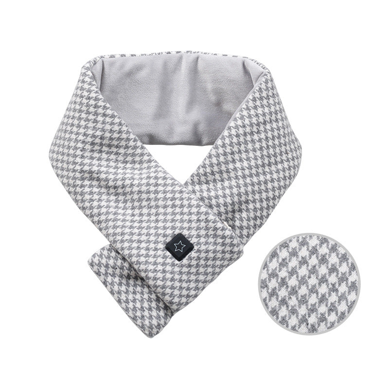Heated cotton scarf with graphene heating