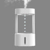 Anti-gravity humidifier with 580 ml tank and auto-stop