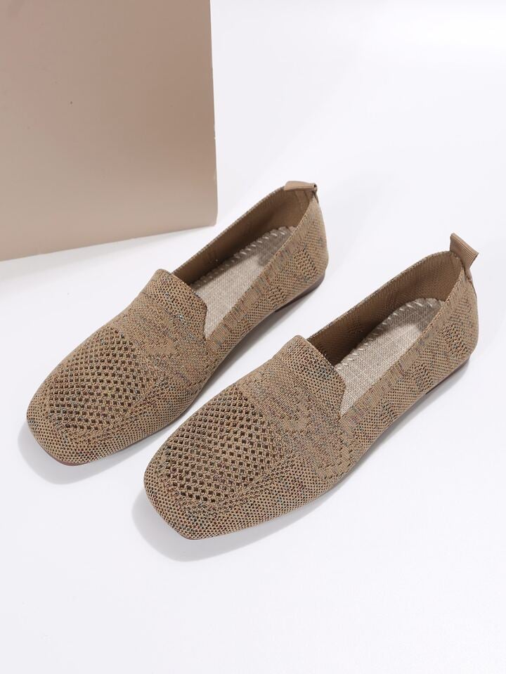 Women's orthopaedic slip-on trainers with soft footbed, breathable mesh