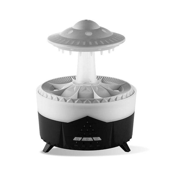 Rain cloud diffuser with remote control, 350 ml and up to 10 hours of rain