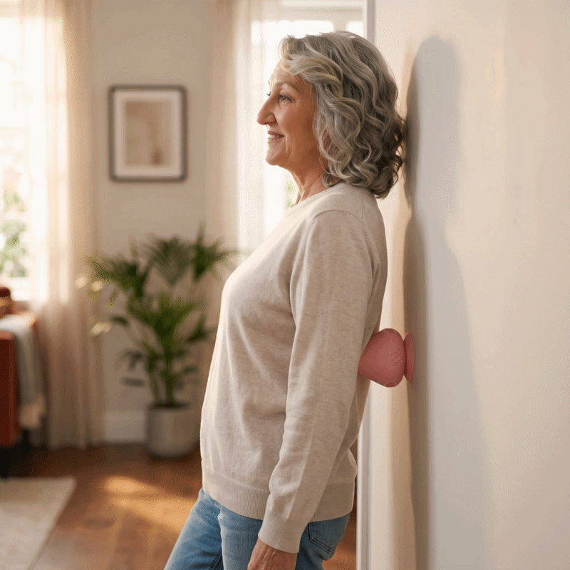 Trigger Point Wall Massager with Heat and Vibration