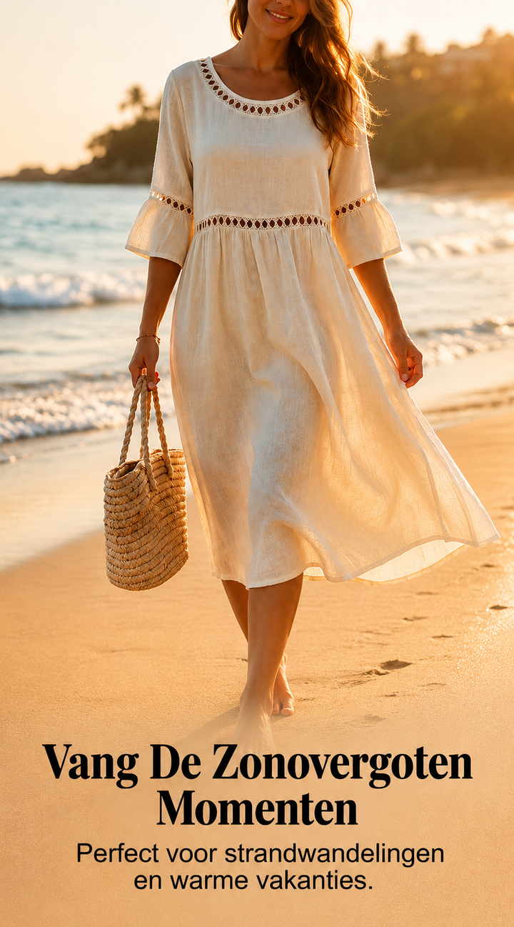 Amara™ | Elegant Tummy-Concealing Midi Dress