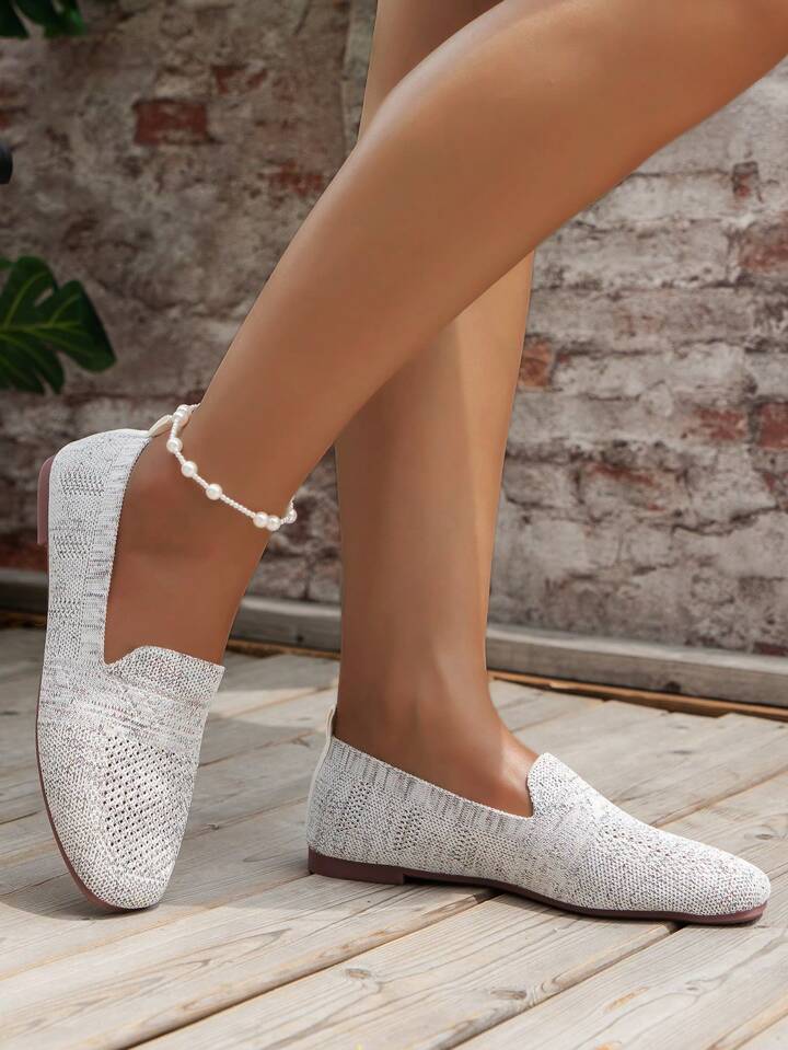Women's orthopaedic slip-on trainers with soft footbed, breathable mesh