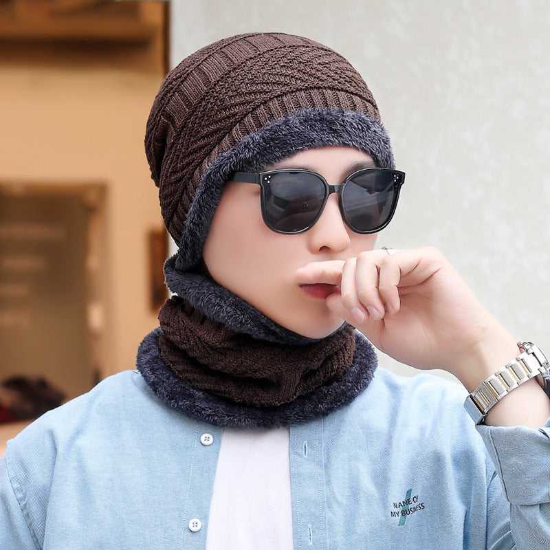 Knitted balaclava with neck warmer – warm and windproof