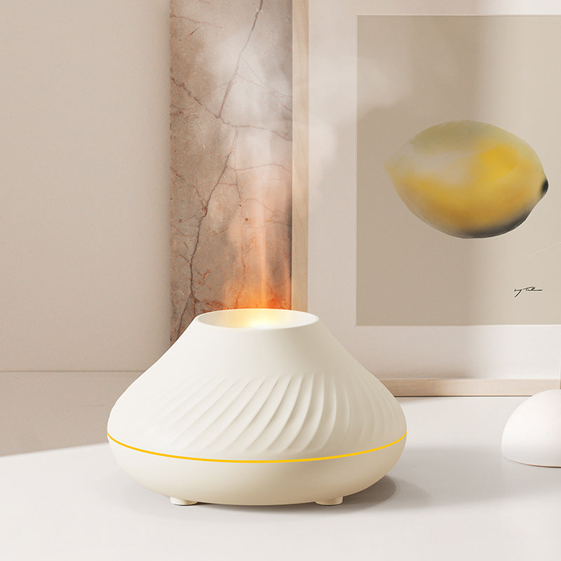 Flame diffuser with RGB light, 130 ml and 6 to 9 hours of operation