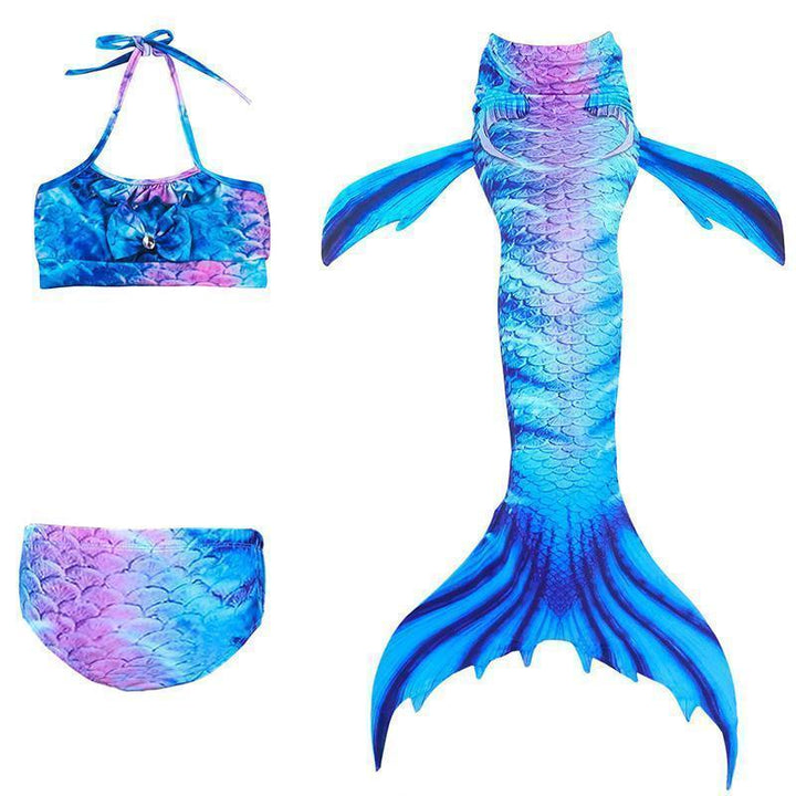 Mermaid Swimsuit for Children - Princess Bikini Set