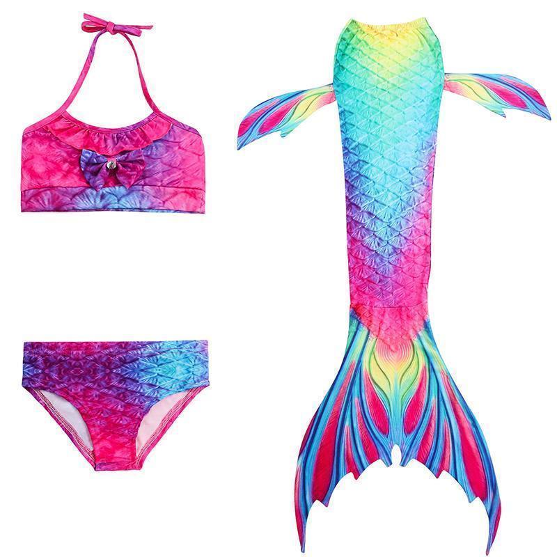 Mermaid Swimsuit for Children - Princess Bikini Set