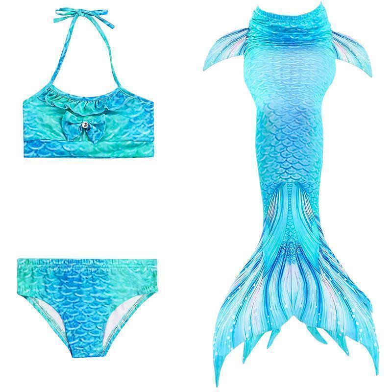 Mermaid Swimsuit for Children - Princess Bikini Set