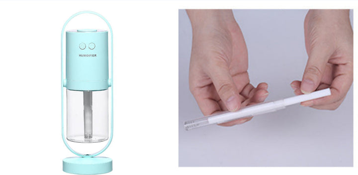 USB humidifier with projection light, quiet and suitable for the car