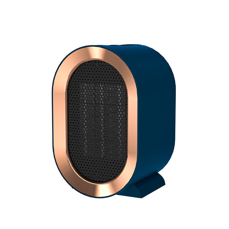 Ceramic desk heater with 2 settings, compact