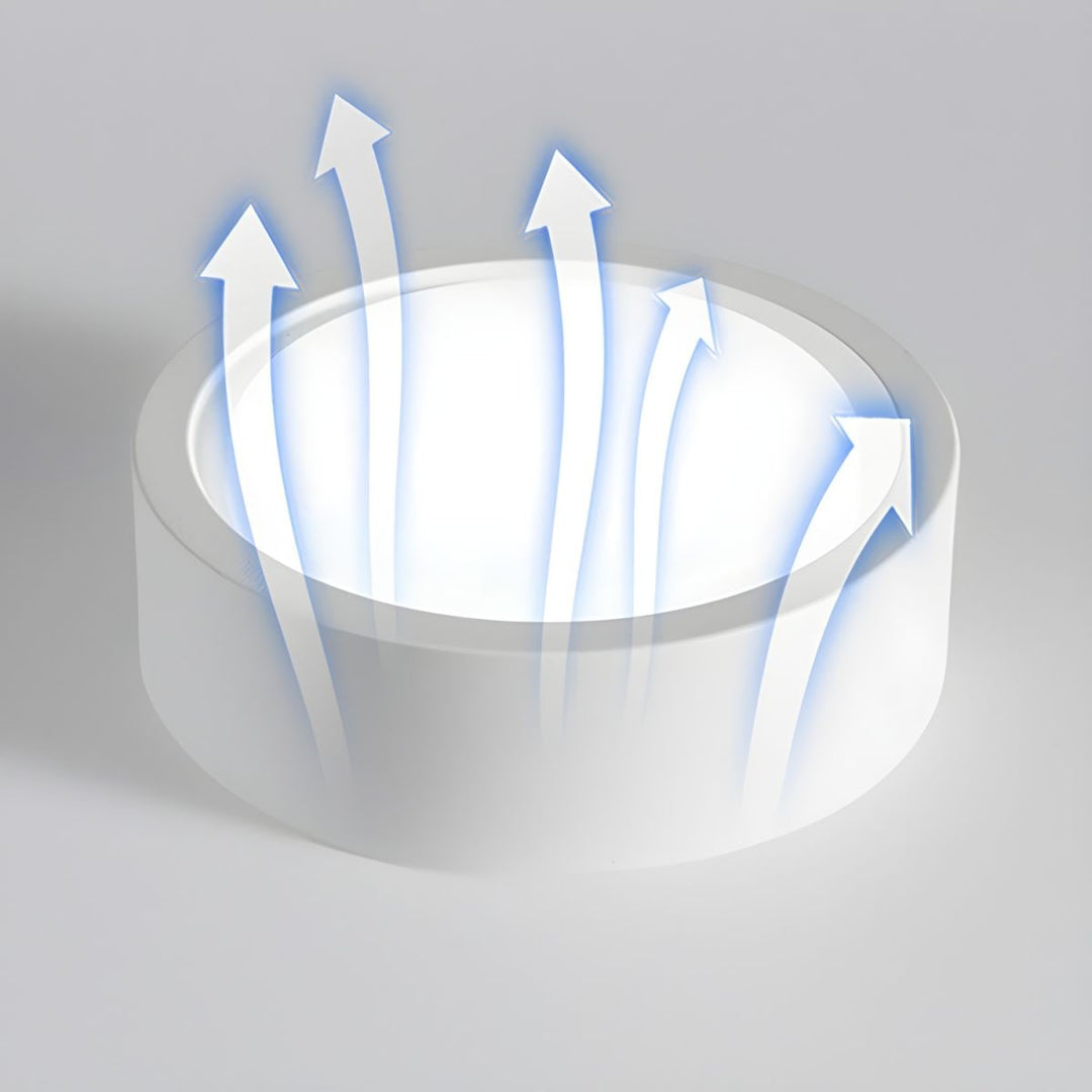 Flush Mount Cylinder LED Ceiling Light with Modern Design and Energy Efficient Lighting