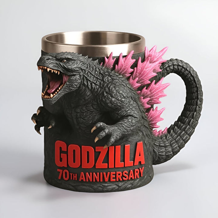 Fun Monster Coffee Mug with Stainless Steel Liner and Sculpted 3D Design
