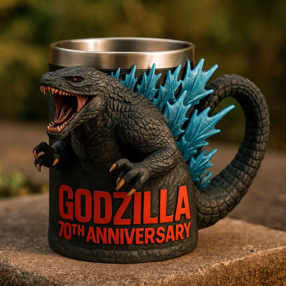 Fun Monster Coffee Mug with Stainless Steel Liner and Sculpted 3D Design