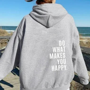 Inspire – Hoodie with Motivational Print for Women