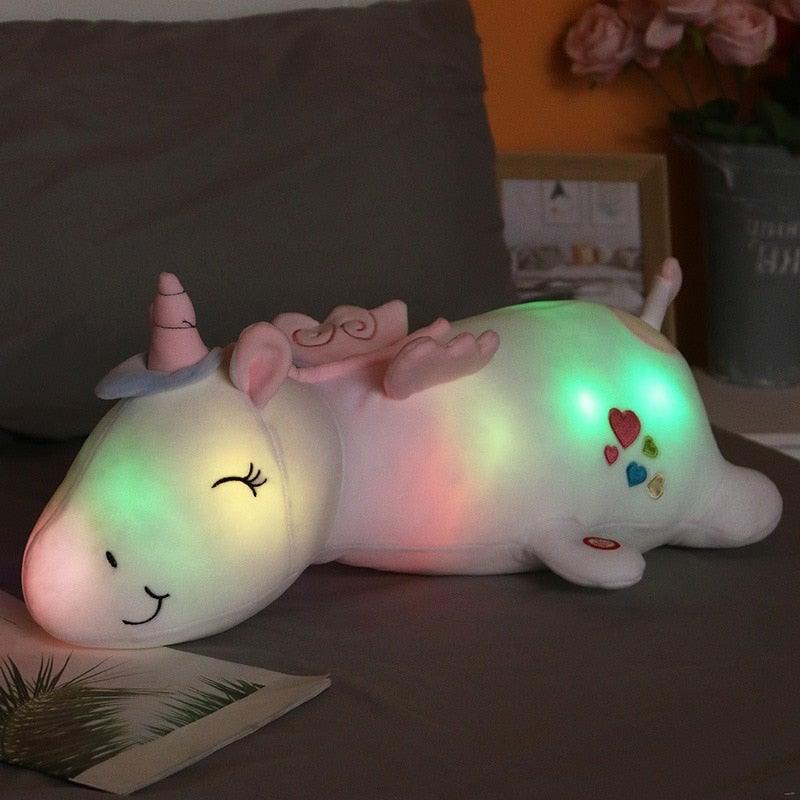 Lunacorn Light-Up Unicorn | Soft Plush Friend | Rainbow LED | Perfect Gift for Kids