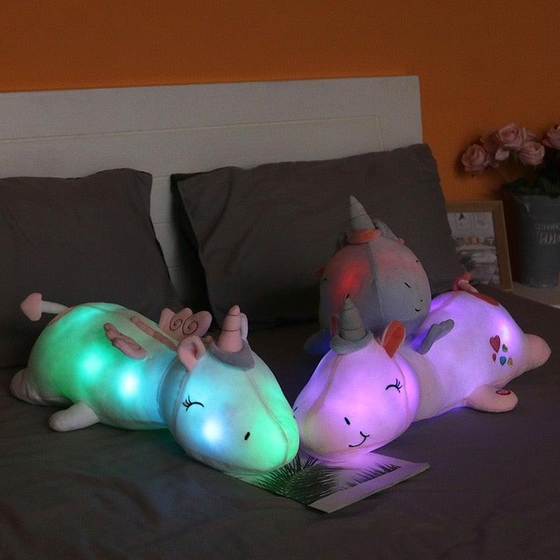 Lunacorn Light-Up Unicorn | Soft Plush Friend | Rainbow LED | Perfect Gift for Kids