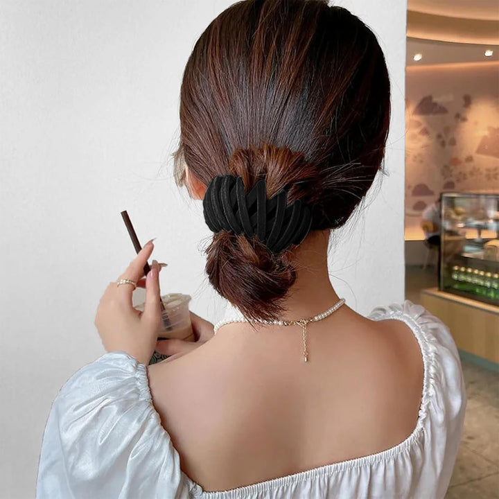 Elegant Bird's Nest Hair Clips - Set of 3