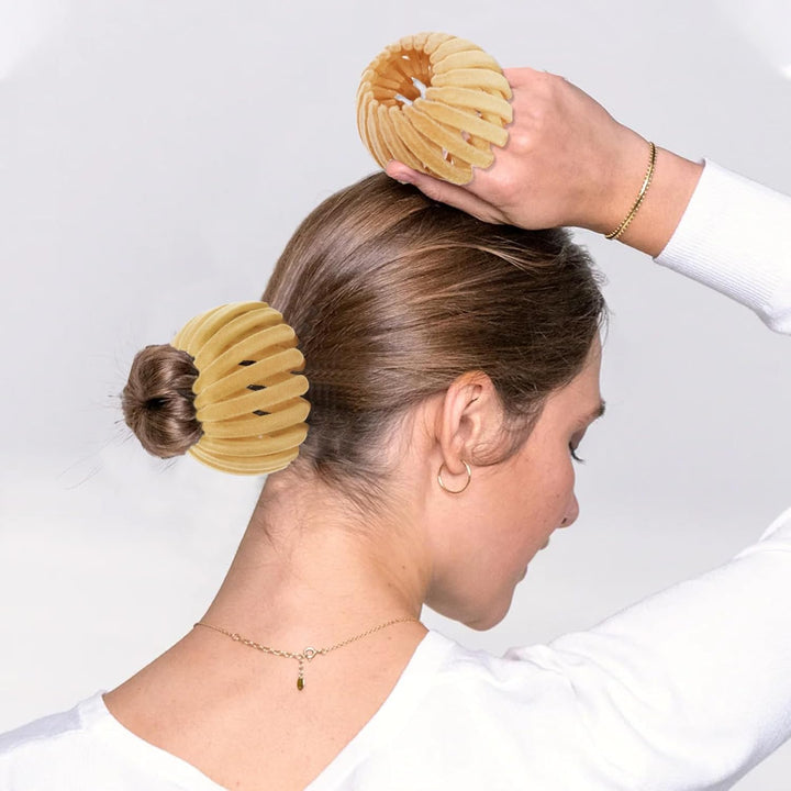 Elegant Bird's Nest Hair Clips - Set of 3