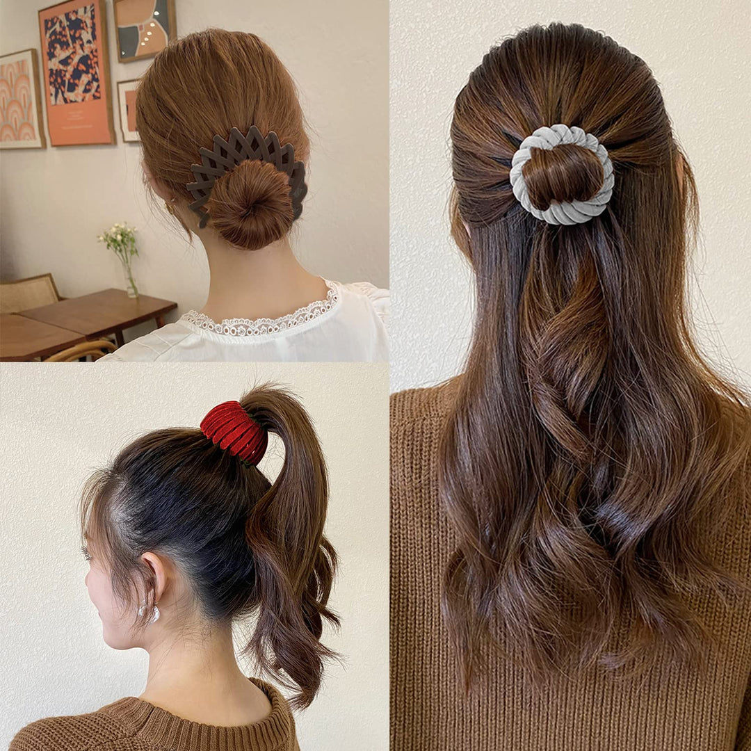 Elegant Bird's Nest Hair Clips - Set of 3
