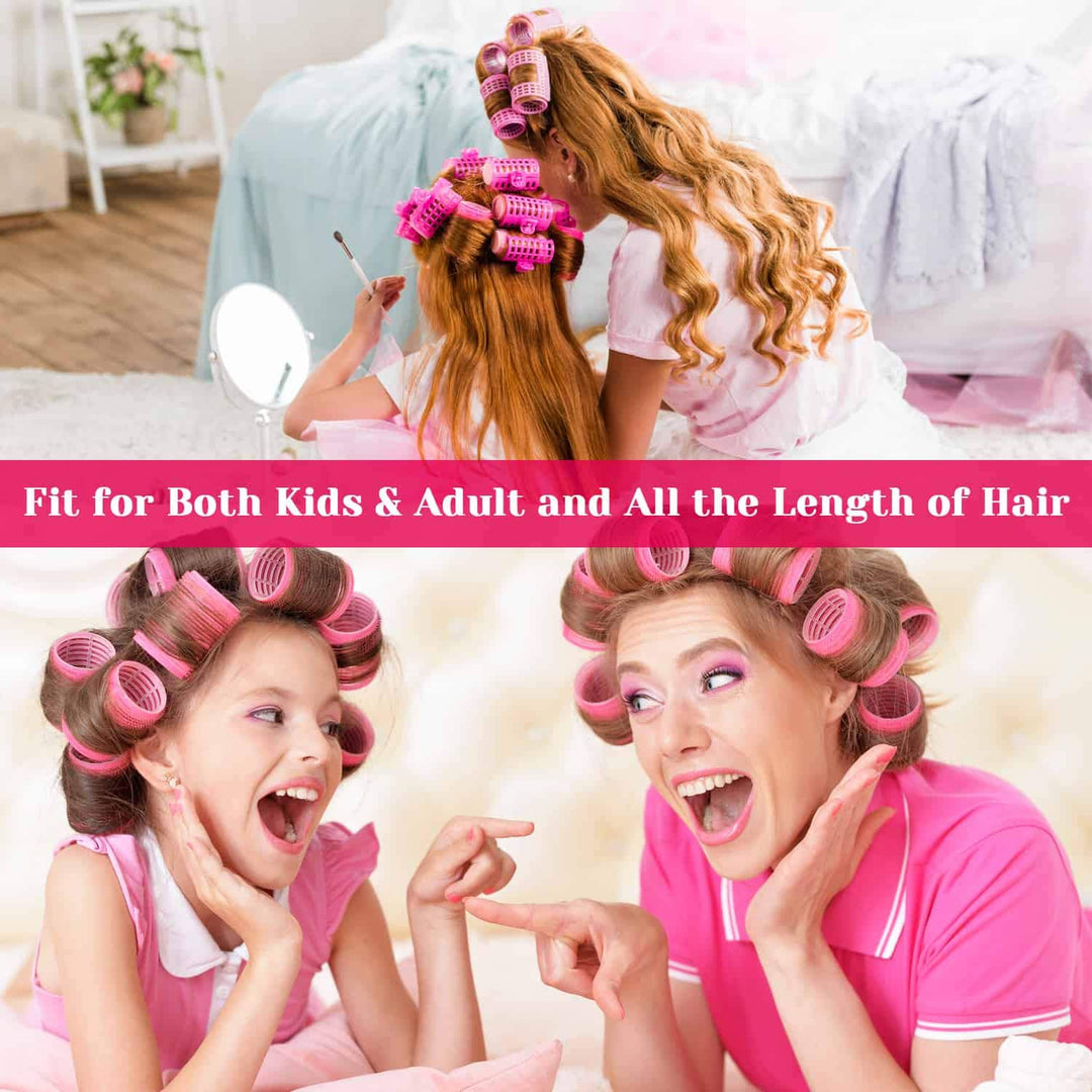 Self-Adhesive Hair Roller Set – Multicoloured Rollers