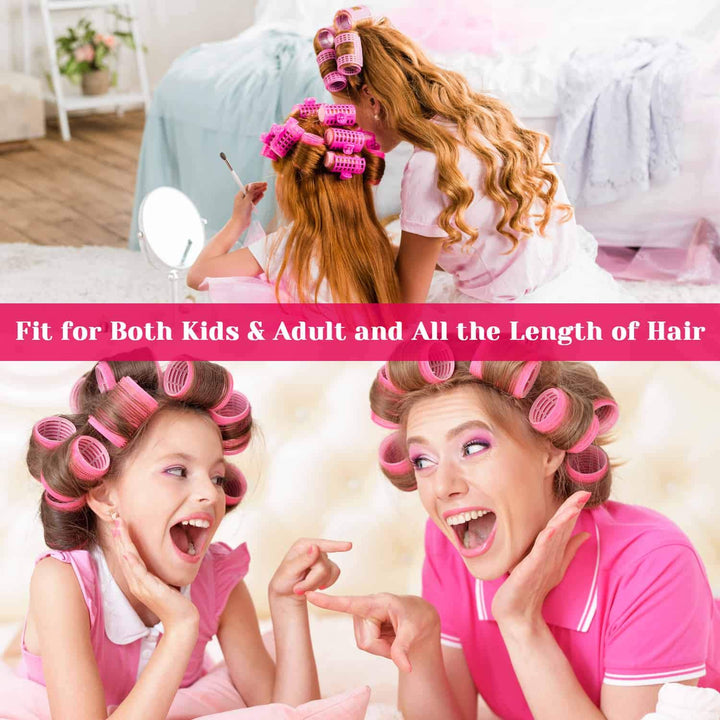 Self-Adhesive Hair Roller Set – Multicoloured Rollers