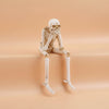 Halloween Decorations Home Decor Skeleton Shelf Sitter Set of 3 with Dangling Legs for Mantel