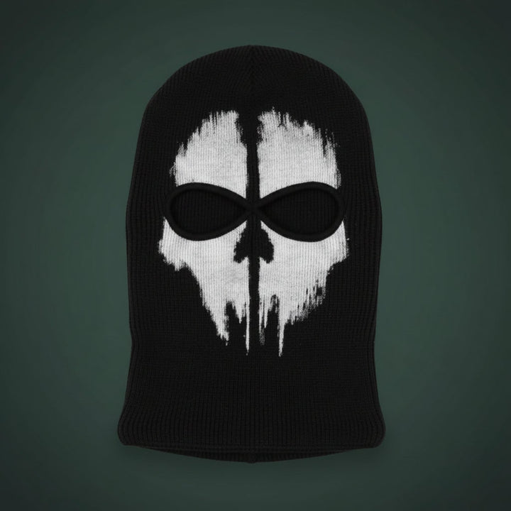 Halloween Skull Balaclava Ski Mask with Full Face Coverage Knit Cold Weather Motorcycle