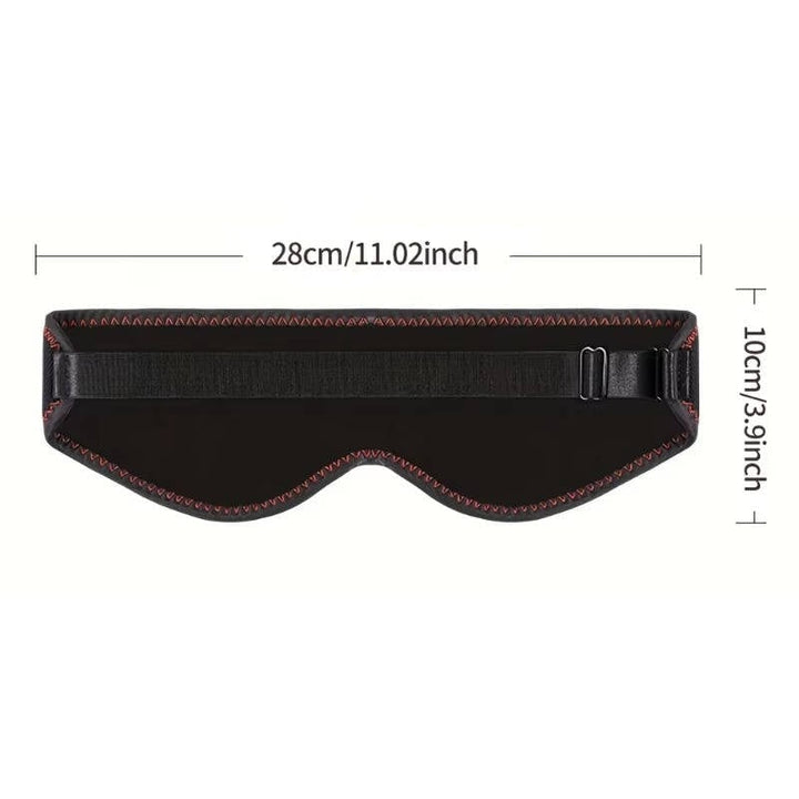 Heated Eye Mask for Sleep and Under with Adjustable Elastic Strap and USB Power Heatable