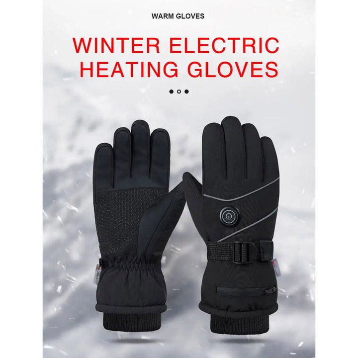 Heated Gloves with Rechargeable Battery Touchscreen Fingertips and Adjustable 3 Heat Levels