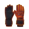 Rechargeable heated gloves with fleece and touchscreen
