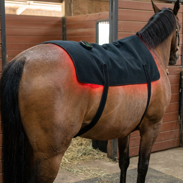 LED Back Wrap for Horses with Red Light Therapy