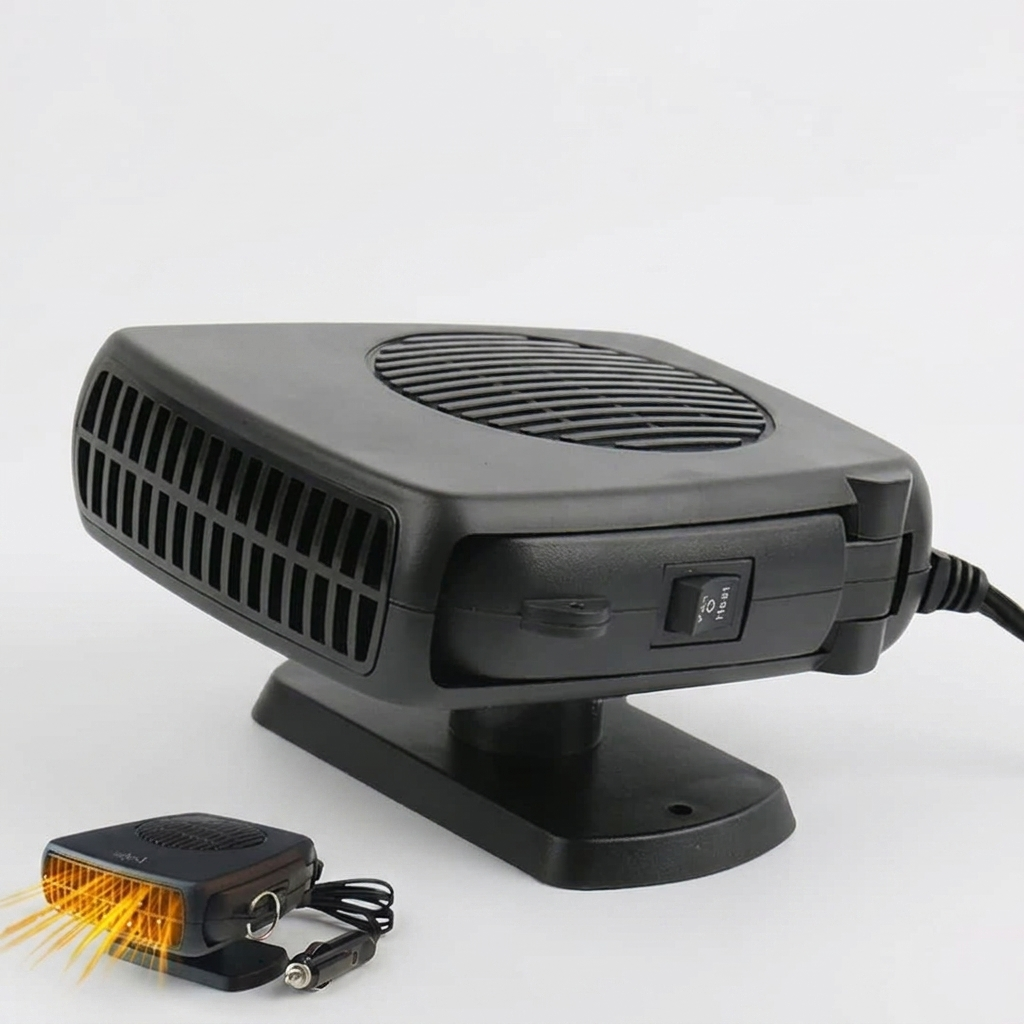 Fast 150W/300W car heater with ceramic element