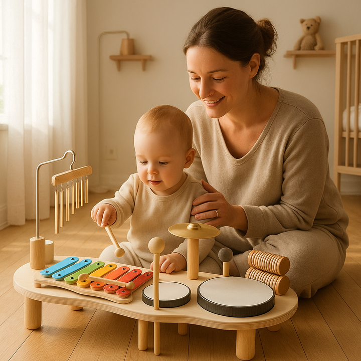 Wooden Music Set for Babies - Creativity and Development