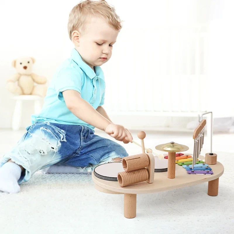 Wooden Music Set for Babies - Creativity and Development