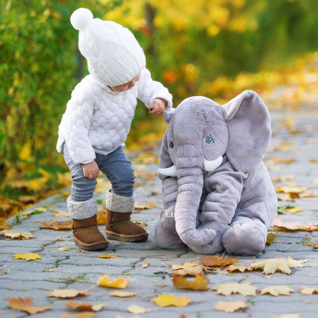 PlushElephant Cushion – Super Soft and Comfortable for Babies and Children