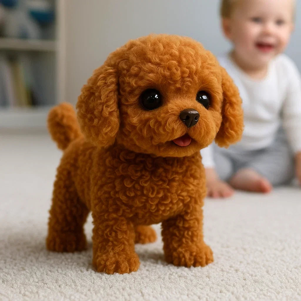 Interactive Plush Robot Dog Toy