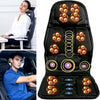 Massage seat cushion for your chair with vibration and warm neck pillow