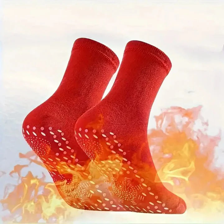 Tourmaline thermal socks, five pairs for cold weather