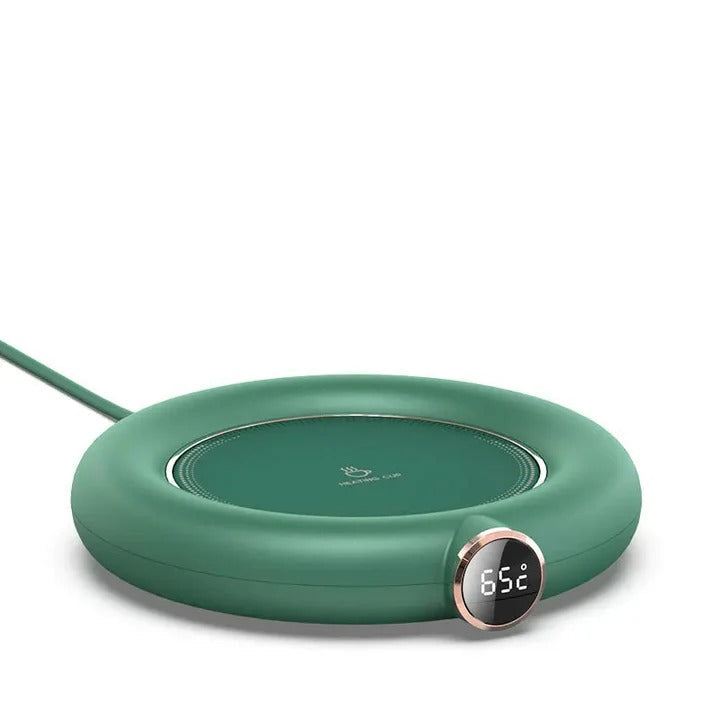 Smart mug warmer with digital display and three temperatures