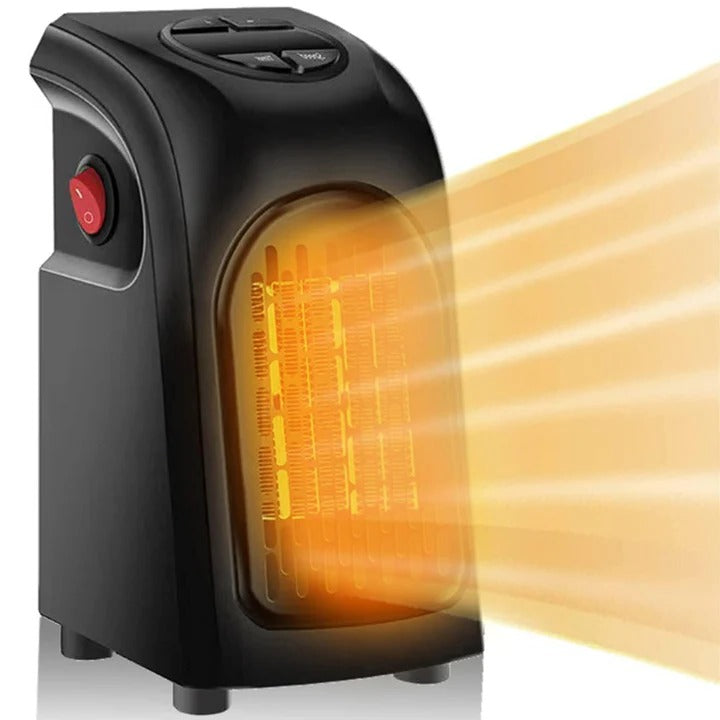 Socket heater with timer and thermostat