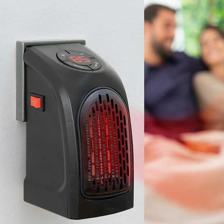 Socket heater with timer and thermostat