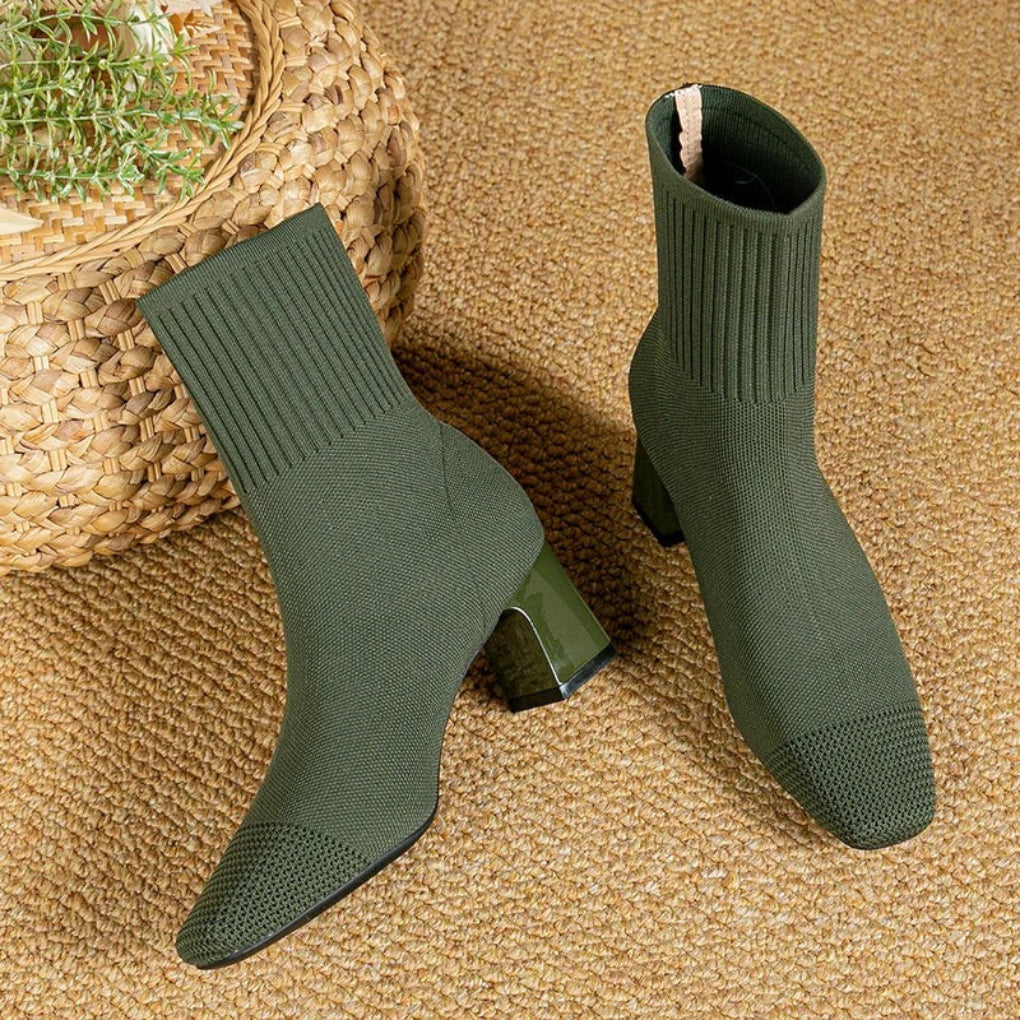 Modern Comfort Edge Women's Knitted Sock Boots