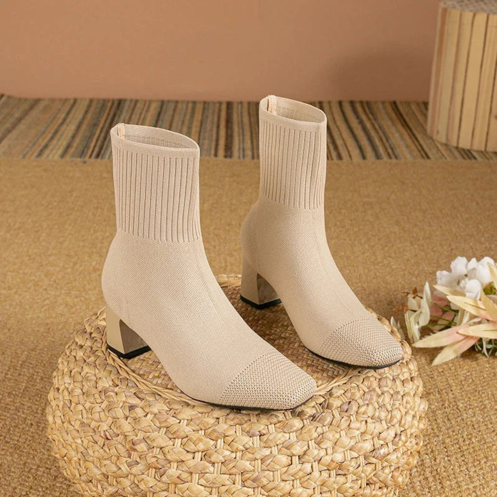 Modern Comfort Edge Women's Knitted Sock Boots