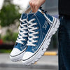 Casual Streetwear Men’s Chunky Canvas High Tops