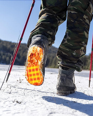 Heated carbon fibre insoles with USB, cut to size