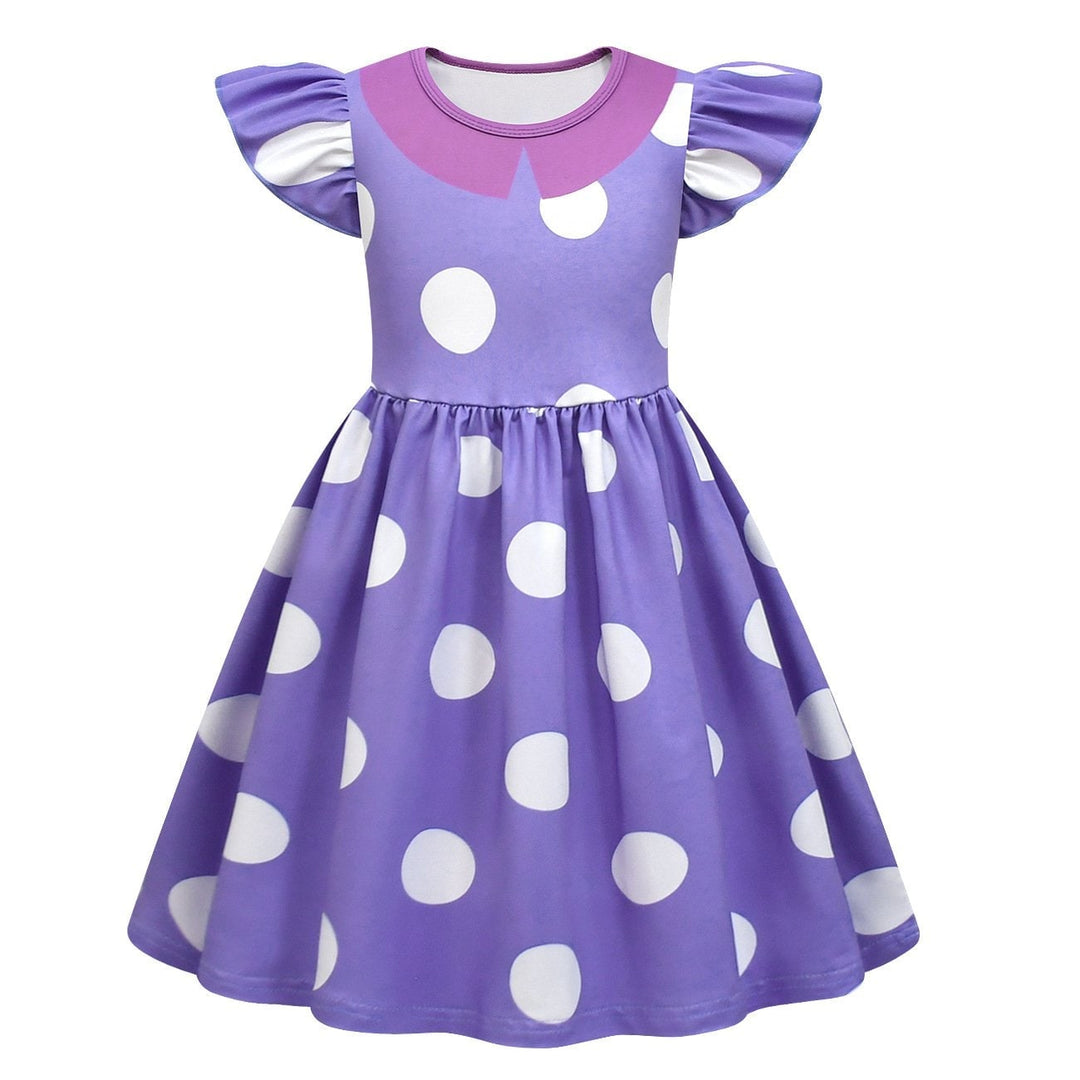 Kids' Halloween Costumes for Princess Polka Dot Ruffle Dress